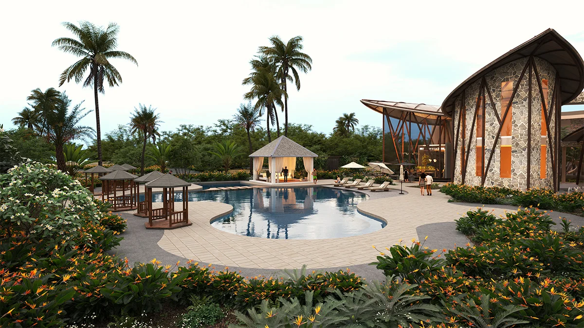 Krisala Destination One Pune Gated Community Land Layout