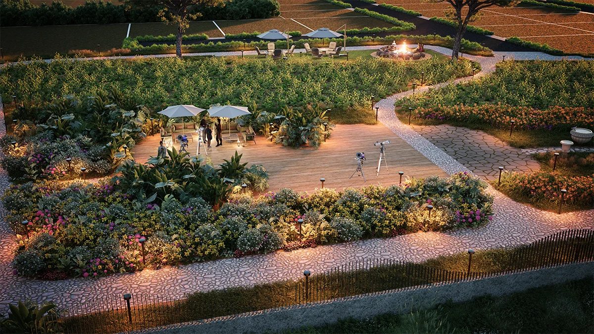 Krisala Destination One Balinese Theme Plots Landscaping Map